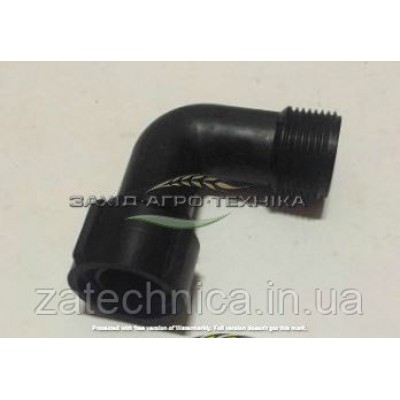 Коліно пластмасове 90 градусів - 41701