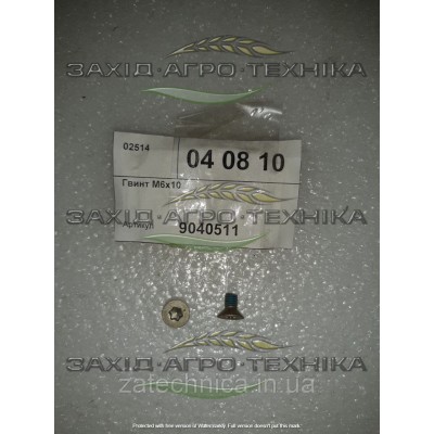 Гвинт М6х10 - 9040511