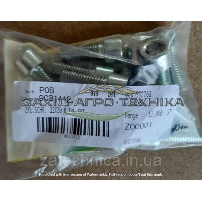 Гвинт з цил-ою головкою внутр шестигр М12х30 - 9031412