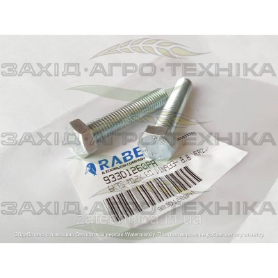 Болт М12х60 ISO4017-8.8 - 933D1260PA