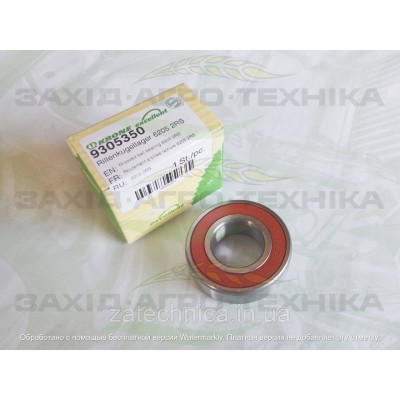 Підшипник кульковий радіальний 6205 2RS - 9305350