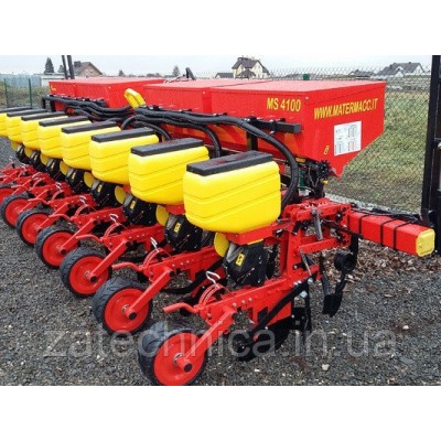 Сівалка навісна Mater Macc MS 4100 із внесенням добрив, 8 рядів, кіль - кіль