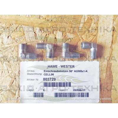 Штуцер кутовий WE06LL-M8x1 - 803729