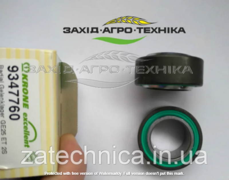 Підшипник ковзання сферичний GE25UK - 9347760