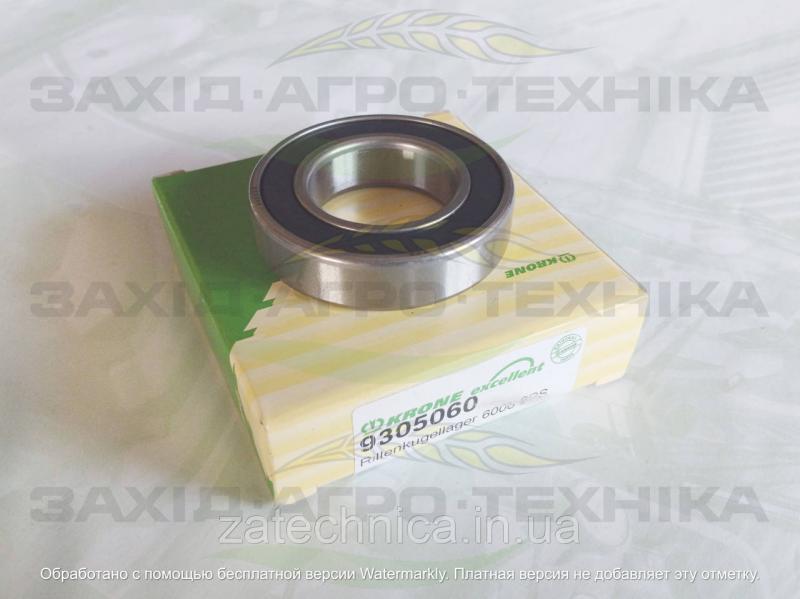Підшипник кульковий радіальний 6006 2RS - 9305060