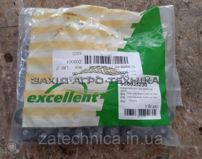 Ланцюг роликовий 3/4"х62Ro kpl 40kN - 900035230