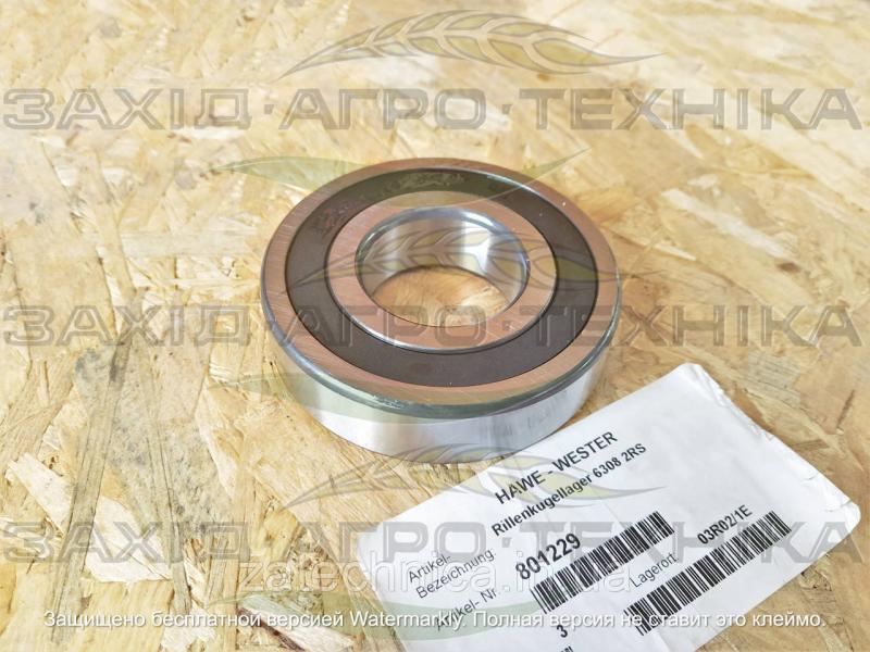 Підшипник кульковий 6308 2RS - 801229