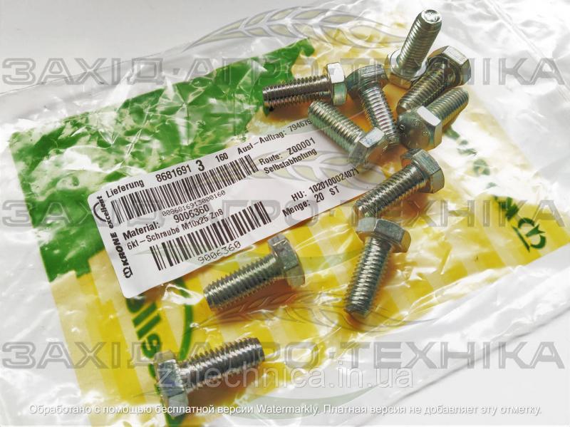 Болт з шестигранною головкою М10х25 - 9006360