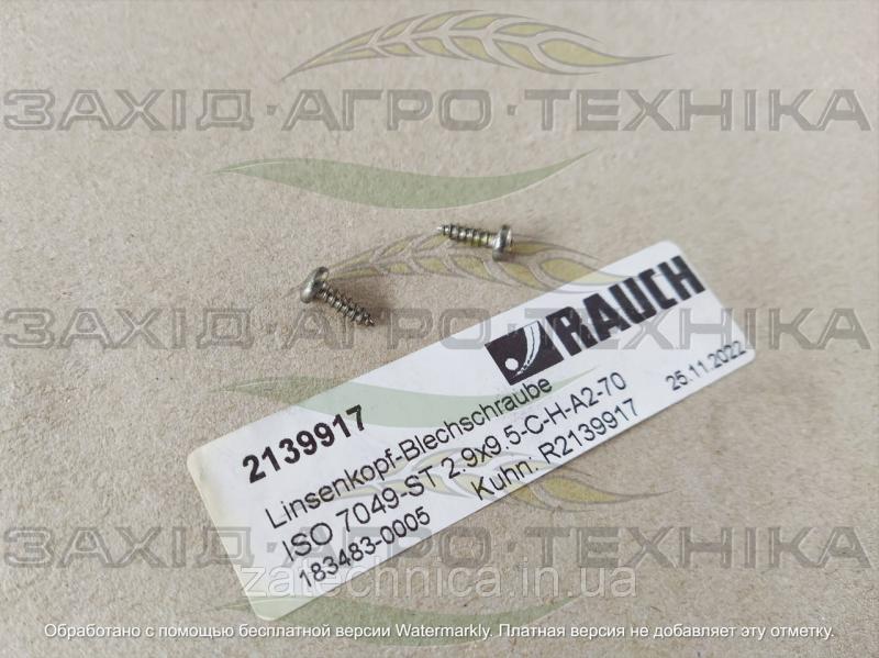 Гвинт саморіз  ISO 7049-ST 2.9x9.5 - R2139917