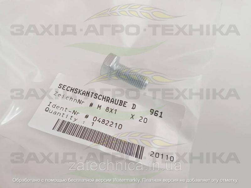 Болт ISO 8676 M8x1.0x20 - 0482210