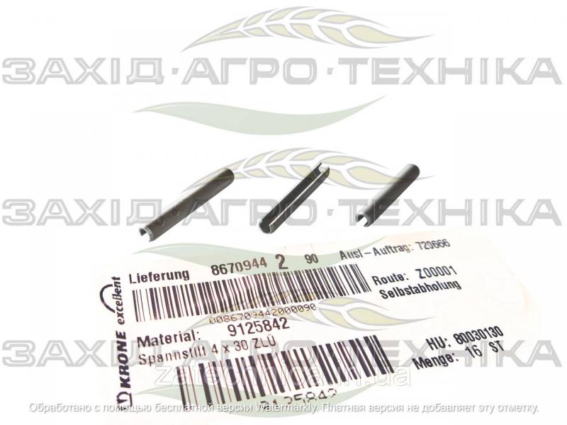 Штифт пружинний розрізний 4х30 1481 - 9125842