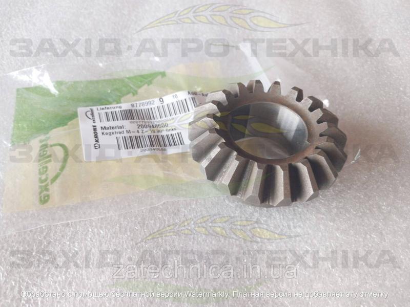 Конічне зубчате колесо M=4 Z=18 90° ліве - 200948600