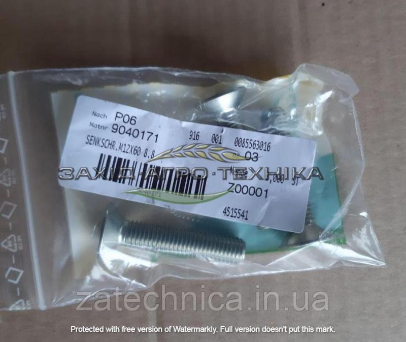 Гвинт з потайною гол. вн. шестигр. М12х60 - 9040171