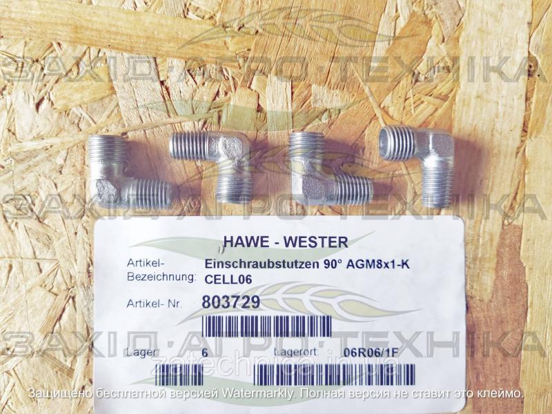 Штуцер кутовий WE06LL-M8x1 - 803729